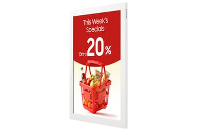Samsung EMDX EM13DX Digital signage flat panel 33.8 cm (13.3") Wi-Fi White Tizen 24/7 view 7