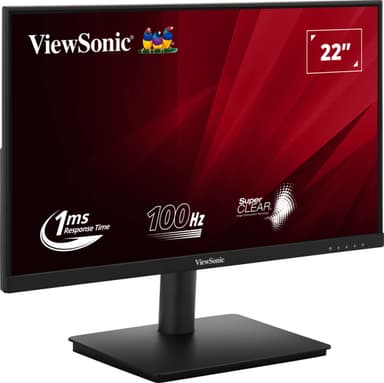 Viewsonic VA220-H computer monitor 55.9 cm (22") 1920 x 1080 pixels Full HD LED Black view 1