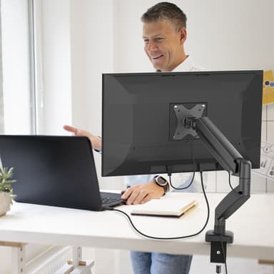 j5create JTSA101 Ergonomic Monitor Mount, Black view 6