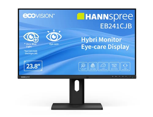 Hannspree Hybri Monitor EB241CJB computer monitor 60.5 cm (23.8") 1920 x 1080 pixels Full HD LCD Black