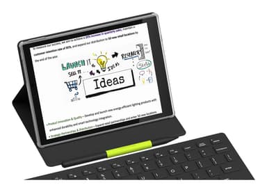 Hannspree Lumo 7.8 Reader Tablet 64 GB 19.8 cm (7.8") Android Black view 7