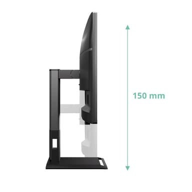 AOC Q27P4U computer monitor 68.6 cm (27") 2560 x 1440 pixels Wide Quad HD Black view 4