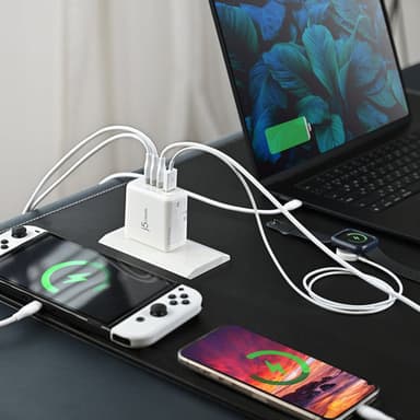 j5create JUP4370 70W GaN USB-C® 4-Port Charger view 3