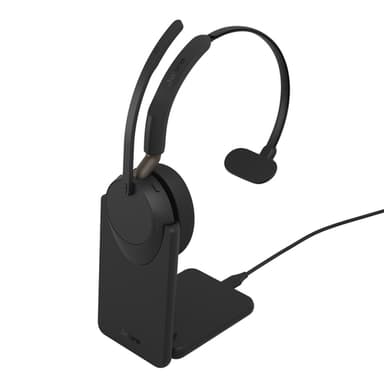 Jabra Evolve3 65 UC - USB-A with Dongle - Mono (Charging Stand) view 2
