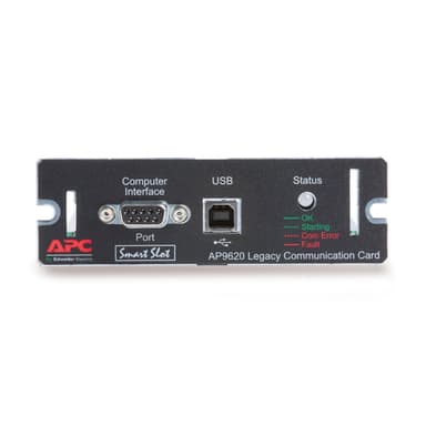 APC Protocol translation to UPS-Link, Management Options, Legacy Communications SmartSlot Card, UPS support for UPSLink protocol serial communications view 2