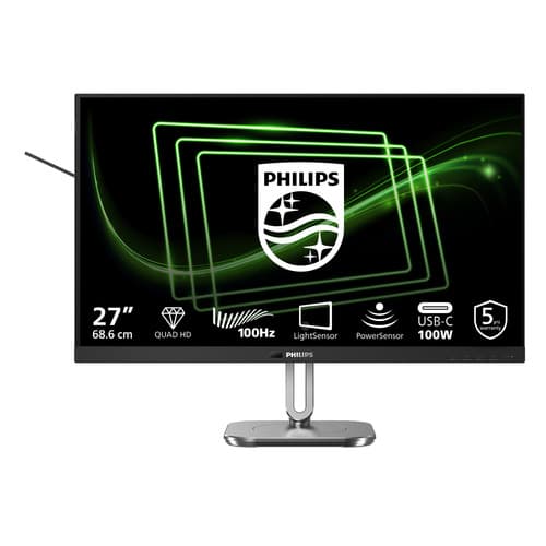 Philips 5000 series 27B2G5601/00 computer monitor 68.6 cm (27") 2560 x 1440 pixels Quad HD LCD Black