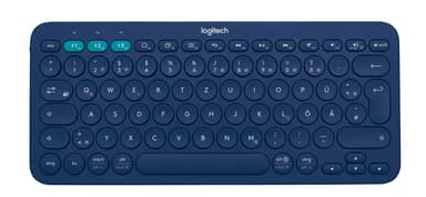 Logitech K380 keyboard Universal Bluetooth QWERTZ Swiss Blue view 1