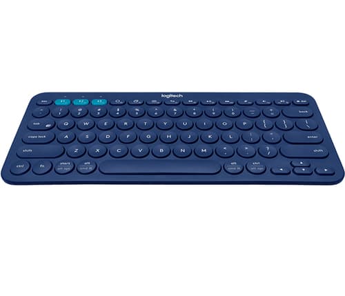 Logitech K380 keyboard Office Bluetooth QWERTY Turkish Blue
