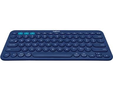 Logitech K380 keyboard Office Bluetooth QWERTY Turkish Blue view 2