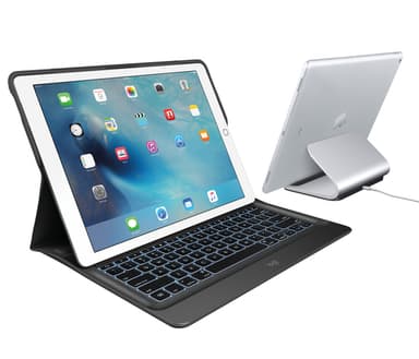 Logitech CREATE Backlit Keyboard Case with Smart Connector QWERTY Spanish Black view 8