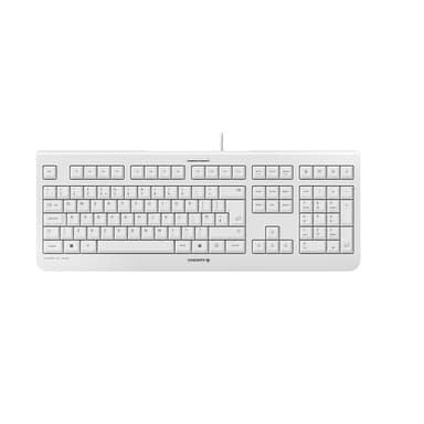 CHERRY KC 1000 Corded Keyboard,Pale Grey, USB (QWERTY - UK) view 2