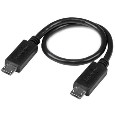 StarTech.com USB OTG Cable - Micro USB to Micro USB - M/M - 8 in. view 1