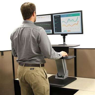 StarTech.com Sit-to-Stand Workstation view 9