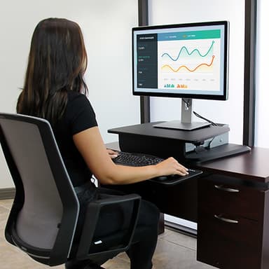 StarTech.com Sit-to-Stand Workstation view 11