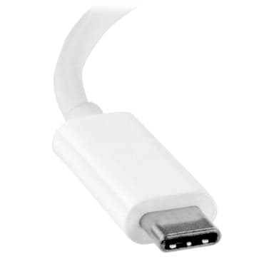 StarTech.com USB-C to DVI Adapter - White view 3