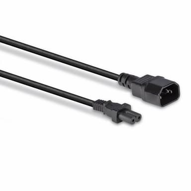 Lindy 1m IEC C14 to IEC C7 (Figure 8) Power Cable view 3