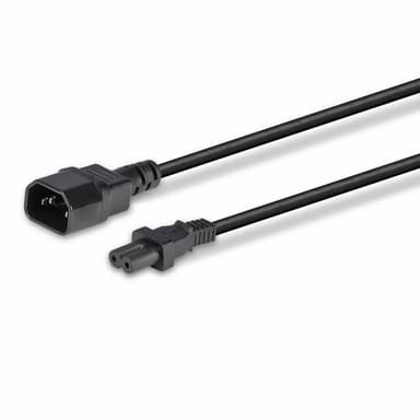 Lindy 1m IEC C14 to IEC C7 (Figure 8) Power Cable view 5