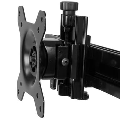 StarTech.com Dual-Monitor Stand - Horizontal - Black - For up to 24" (17.6lb/8kg) Displays view 4