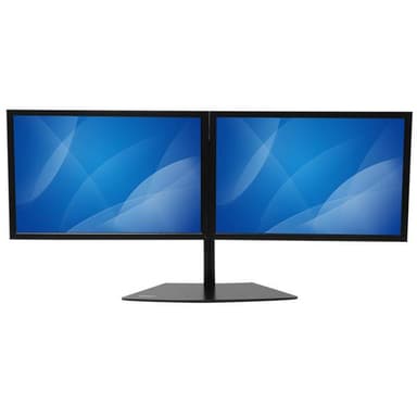 StarTech.com Dual-Monitor Stand - Horizontal - Black - For up to 24" (17.6lb/8kg) Displays view 5