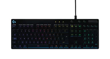 Logitech G810 keyboard Gaming USB QWERTY UK English Black view 1