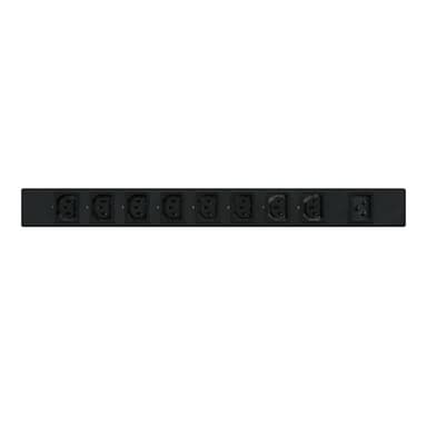 APC Easy Rack PDU, Switched, 1U, 1 Phase, 3.7kW, 230V, 16A, 8 x C13 outlets, IEC60320 C20 inlet view 4