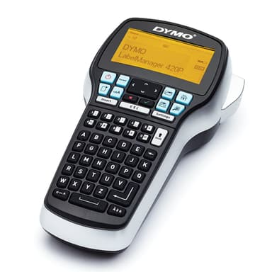 DYMO LabelManager 420P High Performance Rechargeable Portable Label Maker Kit | ABC Keyboard with 4 Rolls of D1 Labels & Carrying Case view 2