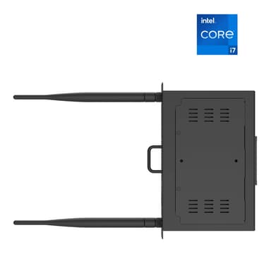 BenQ TEY41-i7 Intel® Core™ i7 i7-1255U 16 GB DDR4-SDRAM 256 GB SSD Windows 11 Pro Rack-mounted chassis PC Black view 5