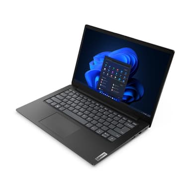Lenovo V14 G4 AMN AMD Ryzen™ 5 7520U Laptop 35.6 cm (14") Full HD 8 GB LPDDR5-SDRAM 256 GB SSD Wi-Fi 6 (802.11ax) Windows 11 Pro Black UK English view 3