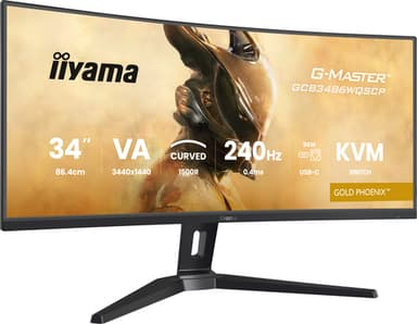 iiyama G-MASTER GCB3486WQSCP-B1 computer monitor 86.4 cm (34") 3440 x 1440 pixels UltraWide Quad HD Black view 5
