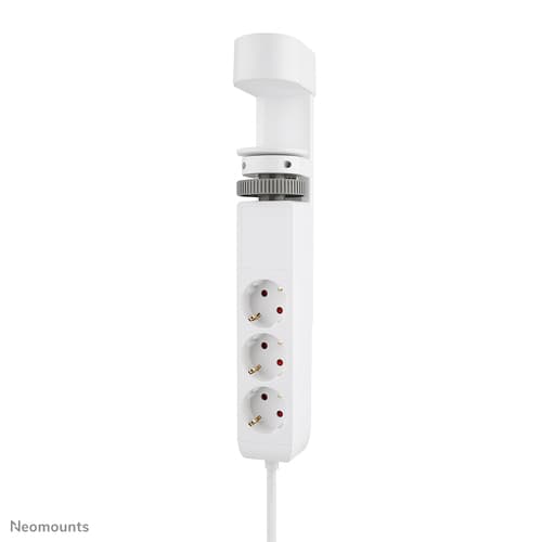 Neomounts DS22-840WH6 Desk socket with clamp and USB-C and USB-A ports - Quick charge