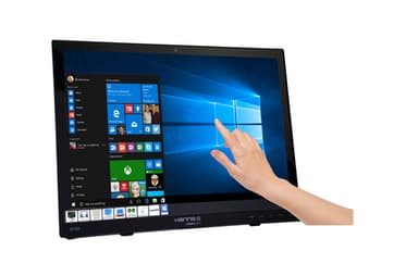 Hannspree HT161HNB computer monitor 39.6 cm (15.6") 1366 x 768 pixels HD LED Touchscreen Tabletop Black view 13