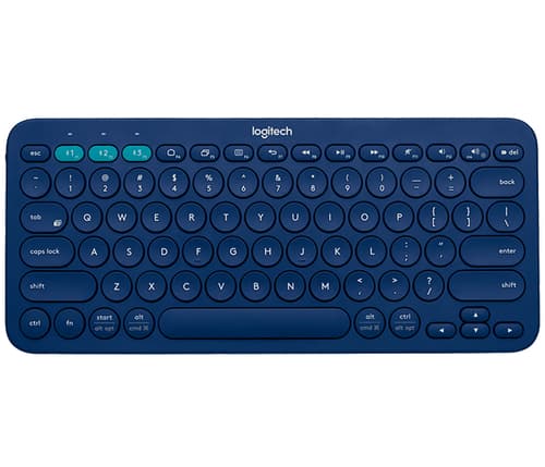 Logitech K380 keyboard Office Bluetooth QWERTY Turkish Blue