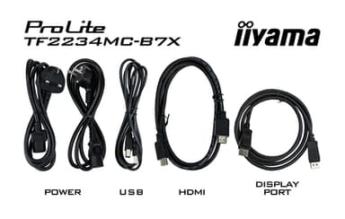 iiyama ProLite TF2234MC-B7X computer monitor 54.6 cm (21.5") 1920 x 1080 pixels Full HD LED Touchscreen Multi-user Black view 11
