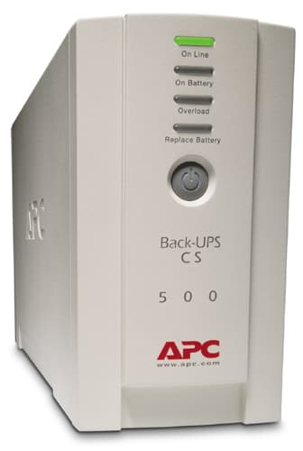 APC Back-UPS, 500VA/300W, Tower, 230V, 4x IEC C13 Outlets , User Replaceable Battery view 2