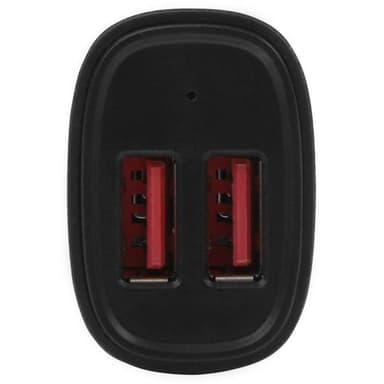 StarTech.com Dual-Port USB Car Charger - 24W/4.8A - Black view 2