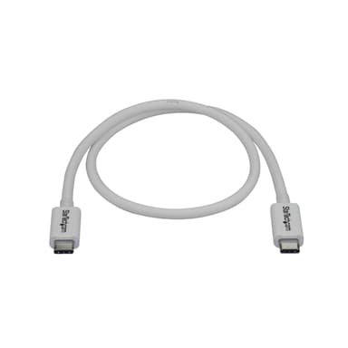 StarTech.com 1.6ft (50cm) Thunderbolt 3 Cable, 40Gbps, 100W PD, 4K/5K, Thunderbolt Certified, Compatible with Thunderbolt 4/USB 3.2/DisplayPort view 3