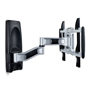 StarTech.com Articulating TV Wall Mount, VESA Wall Mount, Supports 26 to 65 inch/99lb/Flat/Curved TVs, Retractable Low Profile Wall Mount TV Bracket, Adjustable Corner TV Wall Mount - TAA view 2