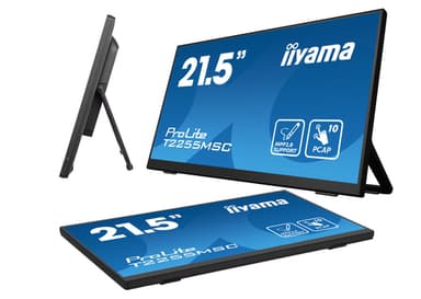 iiyama ProLite T2255MSC-B1 computer monitor 54.6 cm (21.5") 1920 x 1080 pixels Full HD LCD Touchscreen Black view 8