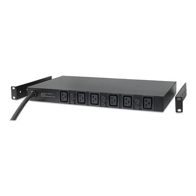 APC Rack PDU, Basic, 1U, 14.4kW, 208V, (6) C19 view 4