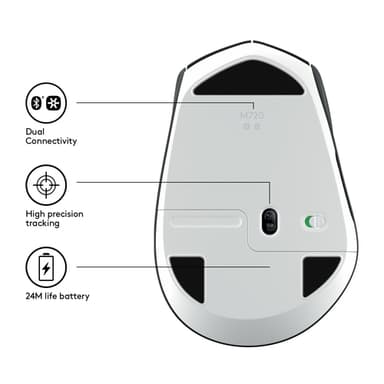 Logitech M720 Triathlon Mouse view 14