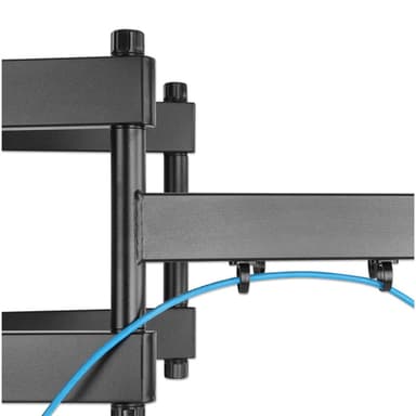 Manhattan Wall Mount for TV & Monitors (Full Motion), For screens 37" to 100", VESA compatibility: all between 200x200mm to 900x600mm - check the dimensions of the four mounting holes on back of screen to ensure it fits, Max 80kg, Black, Bracket, Lifetime Warranty view 10