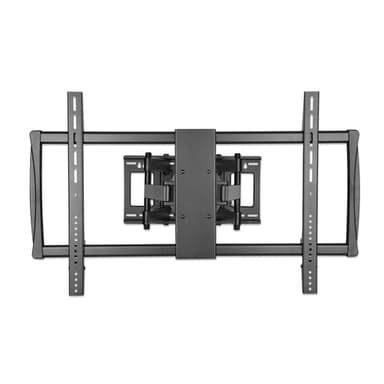 Manhattan Wall Mount for TV & Monitors (Full Motion), For screens 37" to 100", VESA compatibility: all between 200x200mm to 900x600mm - check the dimensions of the four mounting holes on back of screen to ensure it fits, Max 80kg, Black, Bracket, Lifetime Warranty view 3