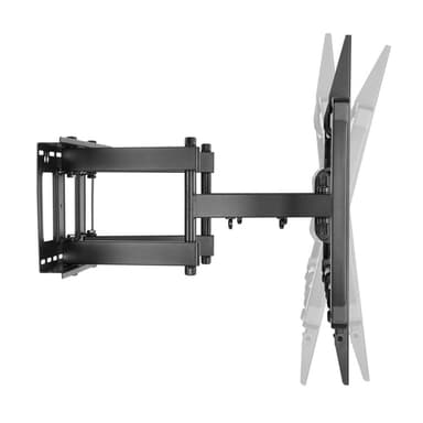 Manhattan Wall Mount for TV & Monitors (Full Motion), For screens 37" to 100", VESA compatibility: all between 200x200mm to 900x600mm - check the dimensions of the four mounting holes on back of screen to ensure it fits, Max 80kg, Black, Bracket, Lifetime Warranty view 11