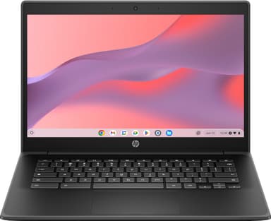 HP Fortis G1i 14 Chromebook Intel® N N150 35.6 cm (14") Touchscreen HD 4 GB LPDDR5-SDRAM 32 GB eMMC Wi-Fi 6 (802.11ax) ChromeOS Black view 1
