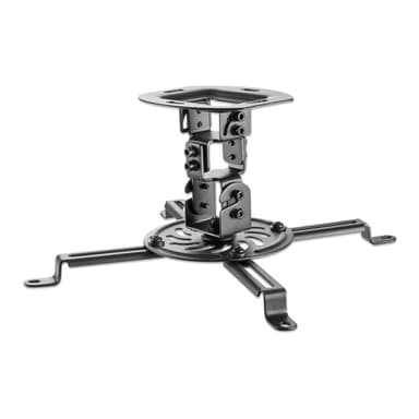 Manhattan Projector Mount, Ceiling, Universal, Tilt, Swivel & Rotate, Height: 15cm, Max 13.5kg, Black, Lifetime Warranty view 2