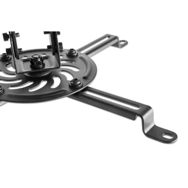 Manhattan Projector Mount, Ceiling, Universal, Tilt, Swivel & Rotate, Height: 15cm, Max 13.5kg, Black, Lifetime Warranty view 7