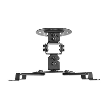 Manhattan Projector Mount, Ceiling, Universal, Tilt, Swivel & Rotate, Height: 15cm, Max 13.5kg, Black, Lifetime Warranty view 3