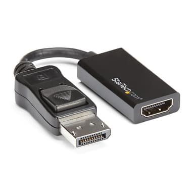 StarTech.com DisplayPort to HDMI Adapter - 4K 60Hz Active DP 1.4 to HDMI 2.0 Video Converter - DP to HDMI Monitor/TV/Display Cable Adapter Dongle - Latching DP Connector view 1