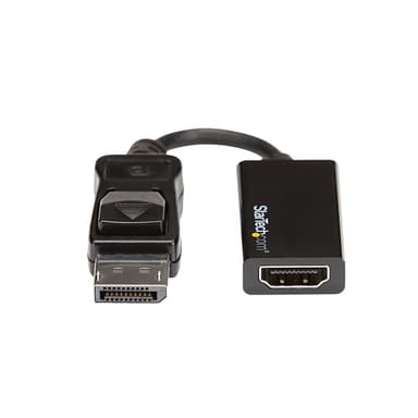 StarTech.com DisplayPort to HDMI Adapter - 4K 60Hz Active DP 1.4 to HDMI 2.0 Video Converter - DP to HDMI Monitor/TV/Display Cable Adapter Dongle - Latching DP Connector view 4