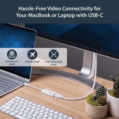 StarTech.com USB-C to HDMI Adapter - White - 4K 60Hz view 8